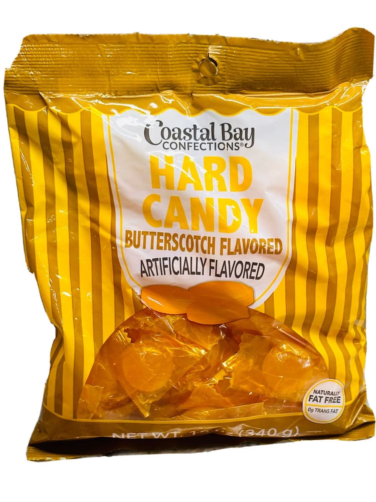 Coastal Bay Confections Hard Candy Butterscotch Flavored