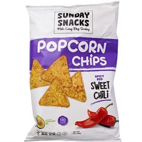 Sunday Snacks Popcorn Chips Spicy Red Sweet Chili Flavored