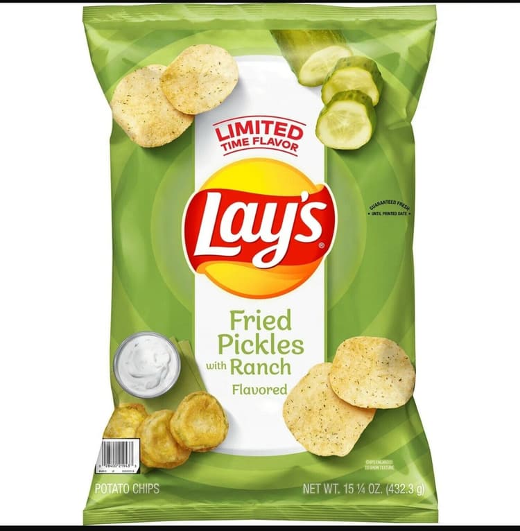 Lay'S Fried Pickles With Ranch Flavored