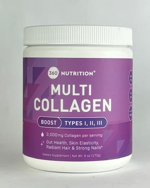 360 Nutrition Multi Collagen Boost Types I, Ii, Iii Dietary Supplement