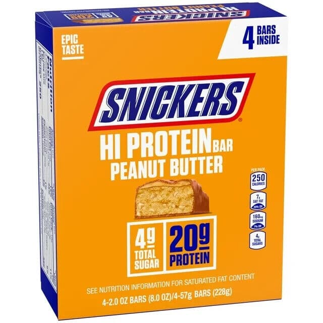 Snickers Hi Protein Bar Peanut Butter