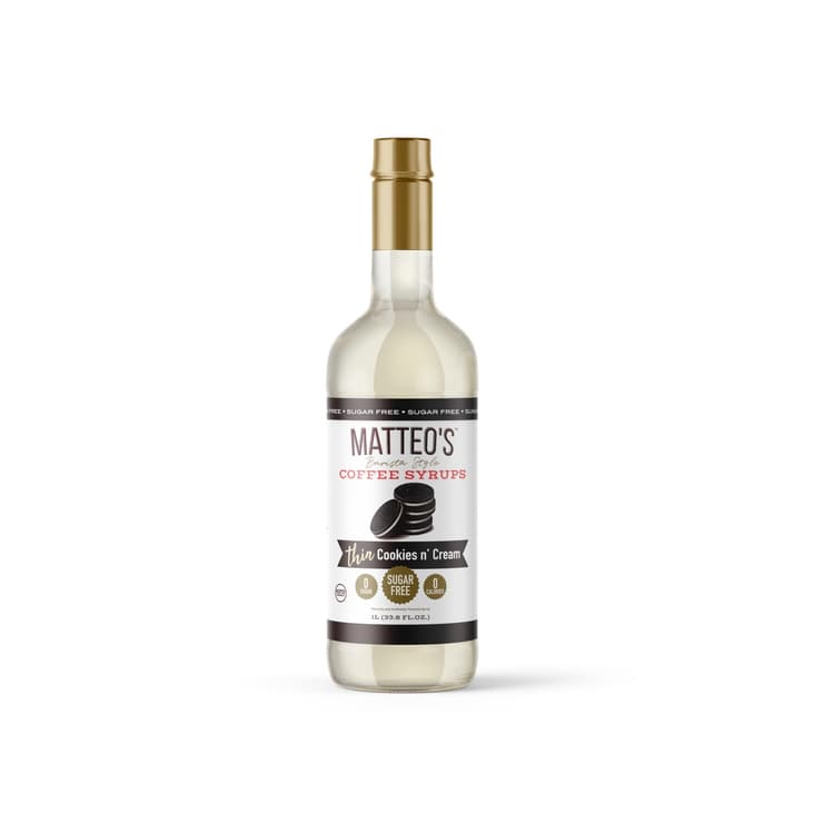 Matteo'S Barista Style Thin Cookies N' Cream Coffee Syrups