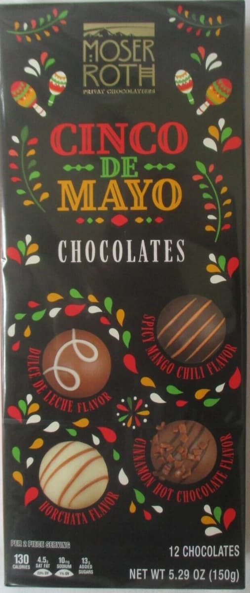Moser Roth Cinco De Mayo Chocolates