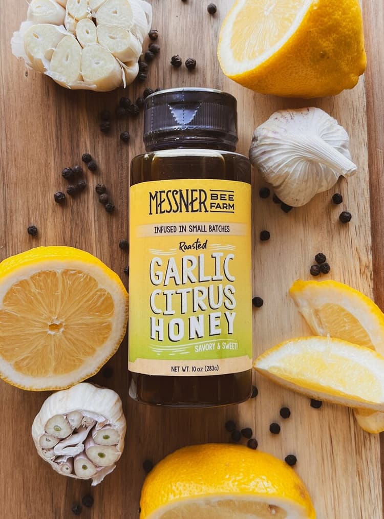 Messner Bee Farm Roasted Garlic Citrus Honey