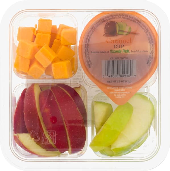 Stop & Shop Snack Pack Apples Cheese & Dip