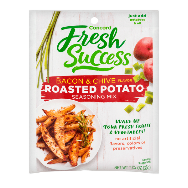 Concord Foods Seasoning Mix Packet Roasted Potato Bacon & Chive