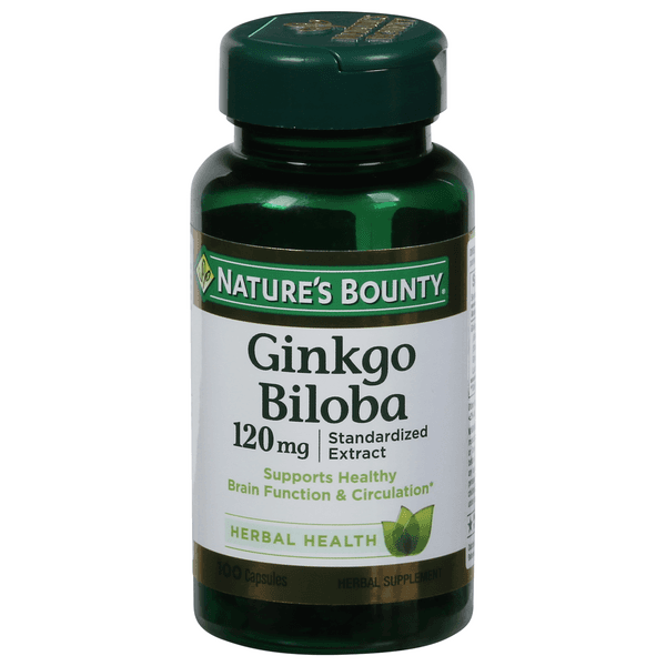 Nature'S Bounty Ginkgo Biloba Herbal Supplement Capsules