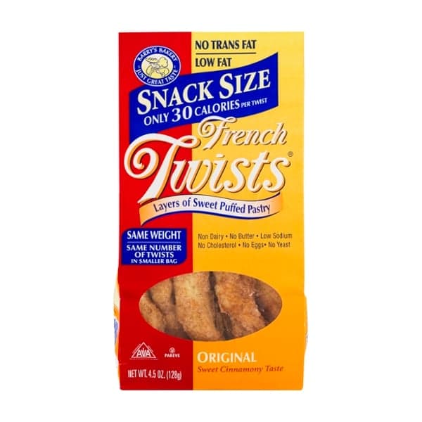 Barry'S Bakery French Twists Puffed Pastry Cookies Original