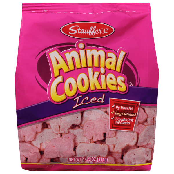 Stauffer'S Animal Cookies Iced