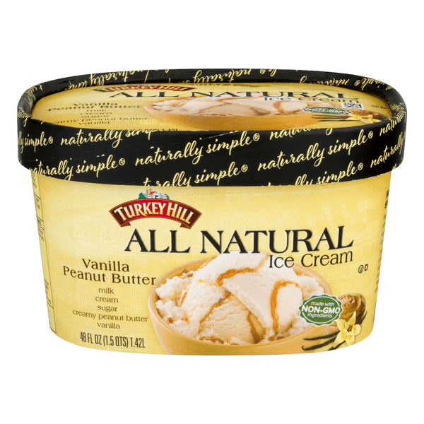 Turkey Hill All Natural Ice Cream Vanilla Peanut Butter