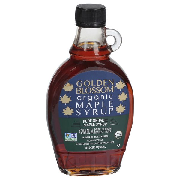Golden Blossom Grade A Pure Maple Syrup Organic