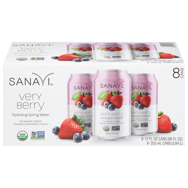 Sanavi Very Berry Sparkling Spring Water