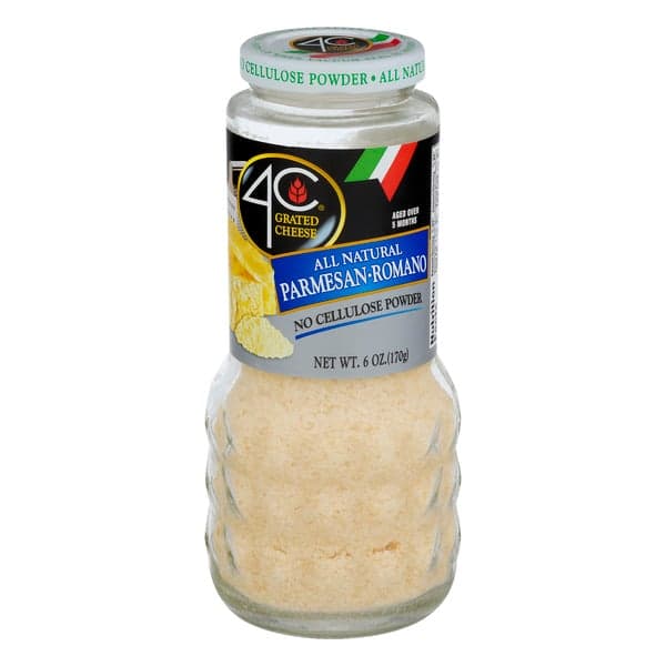  Foods Grated Parmesan Romano