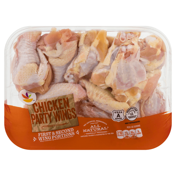 Stop & Shop All Natural Chicken Party Wings Fresh