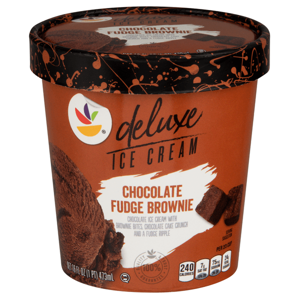 Stop & Shop Deluxe Chocolate Fudge Brownie Ice Cream