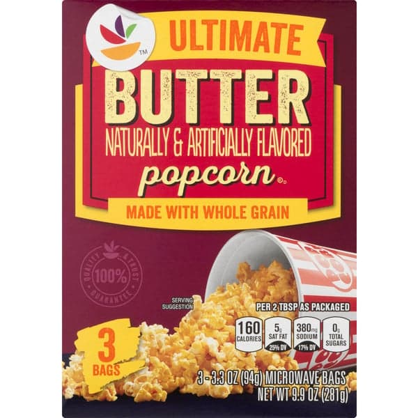 Stop & Shop Microwave Popcorn Ultimate Butter