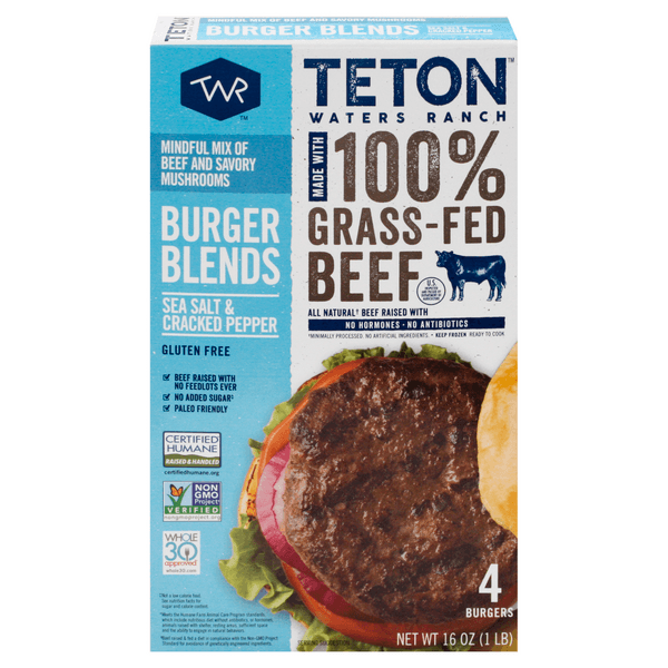 Teton Waters Ranch Burger Blends Sea Salt & Black Pepper