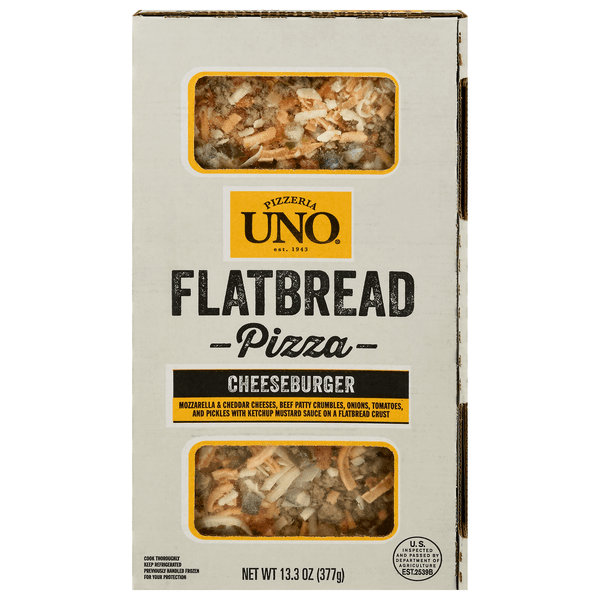 Pizzeria Uno Cheeseburger Flatbread Pizza