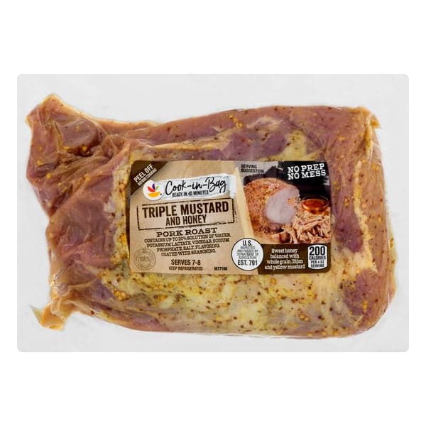 Giant Cook-In-Bag Pork Roast Triple Mustard & Honey