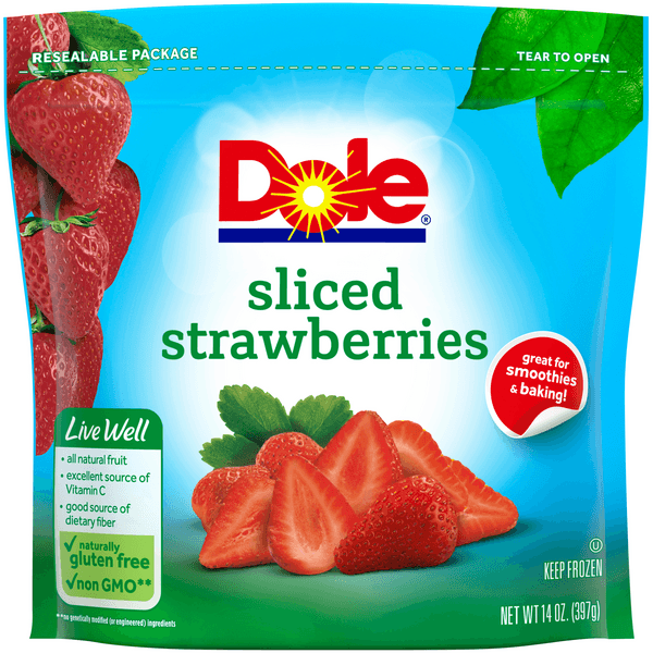 Dole Fruit Strawberries Sliced All Natural