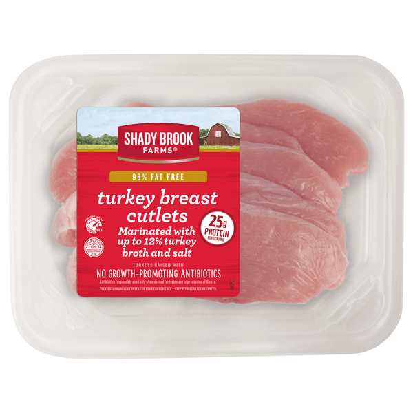 Shady Brook Farms Turkey Breast Cutlets 98% Fat Free