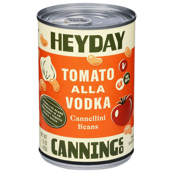 Heyday Canning Co. Cannellini Beans Tomato Alla Vodka