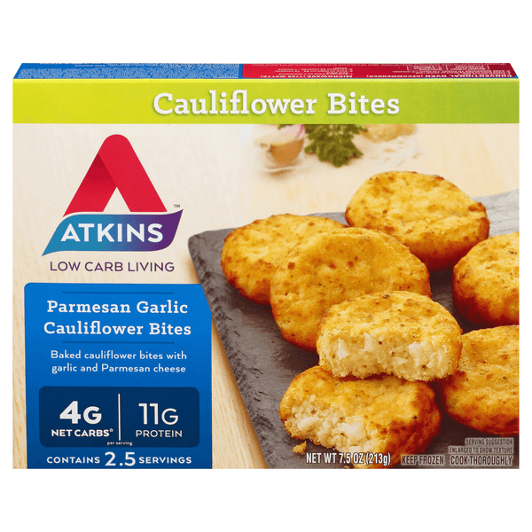 Atkins Parmesan Garlic Cauliflower Bites