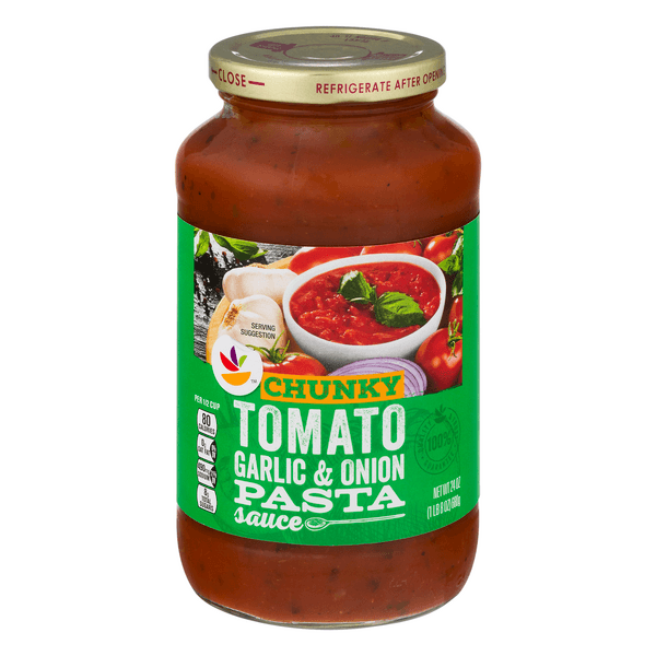 Stop & Shop Chunky Pasta Sauce Tomato, Garlic & Onion All Natural