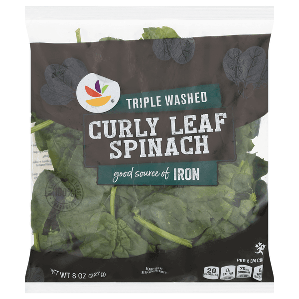 Stop & Shop Triple Washed Curly Leaf Spinach