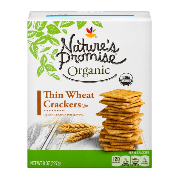 Nature'S Promise Organic Thin Wheat Crackers