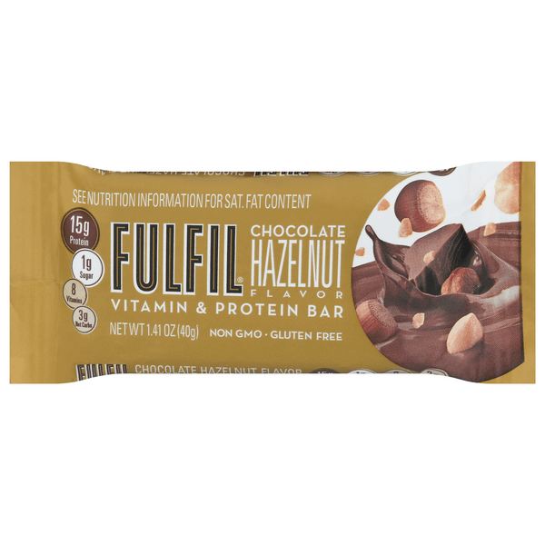 Fulfill Chocolate Hazelnut Flavor Vitamin & Protein Bar