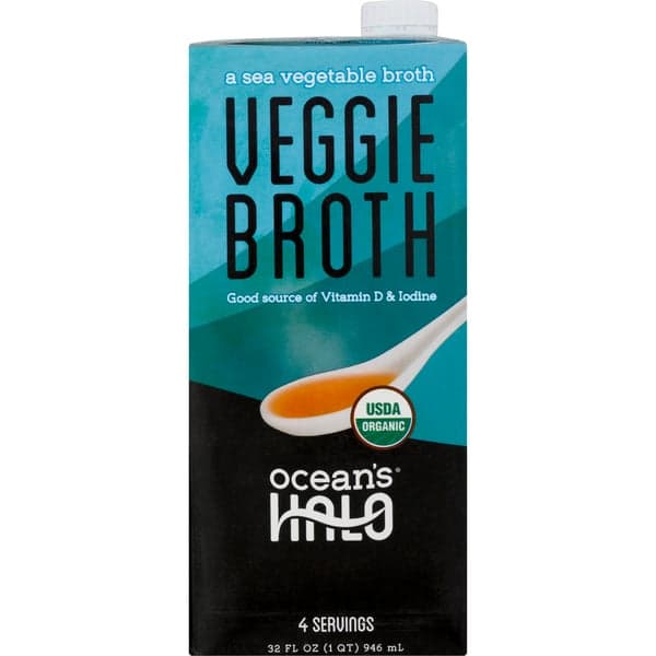Ocean'S Halo Veggie Broth Organic