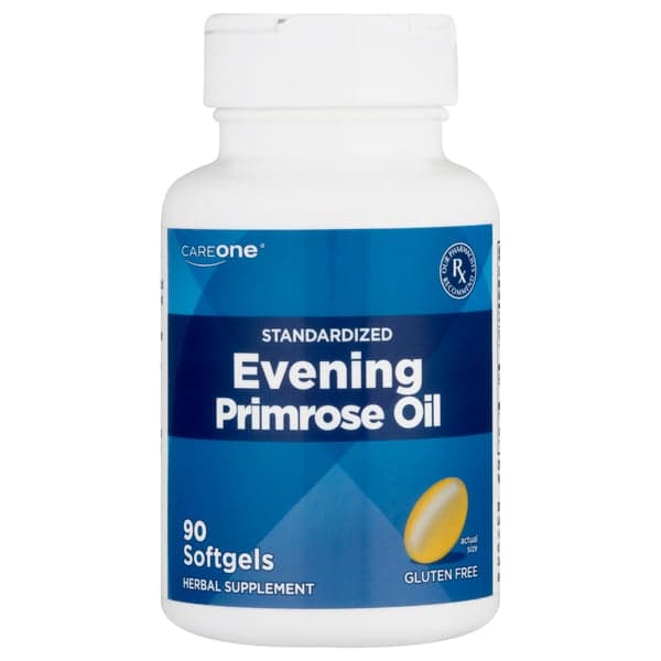 Careone Evening Primrose Oil Gluten Free Standardized Softgels Gluten Free