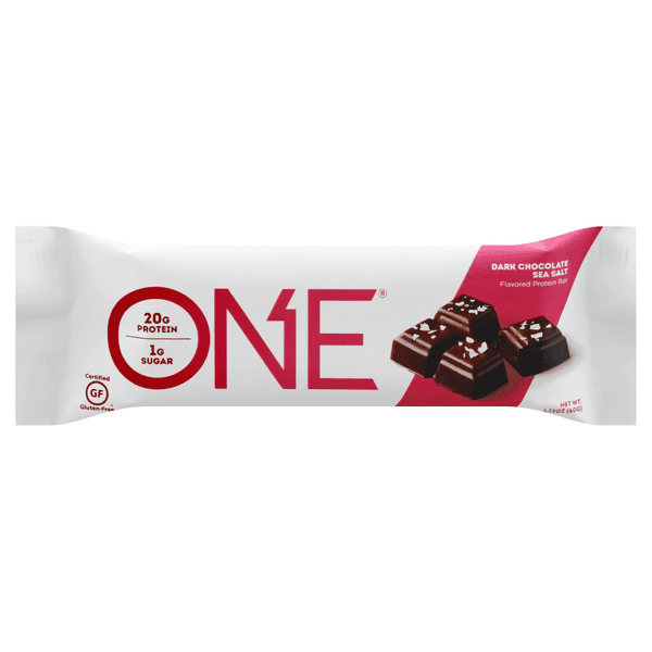 One Protein Bar Dark Chocolate & Sea Salt Gluten Free
