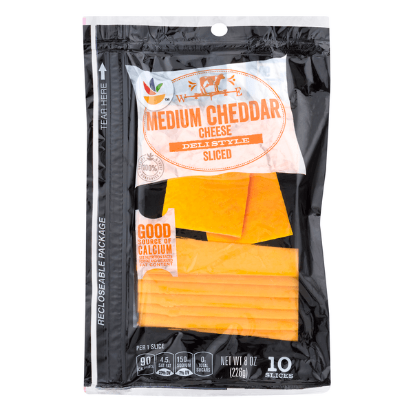 Stop & Shop Medium Cheddar Cheese Deli Style