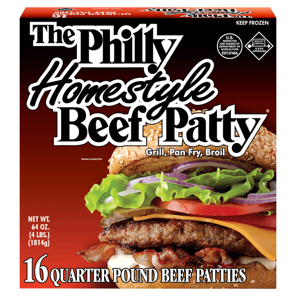 Philly Gourmet Homestyle Beef Patty
