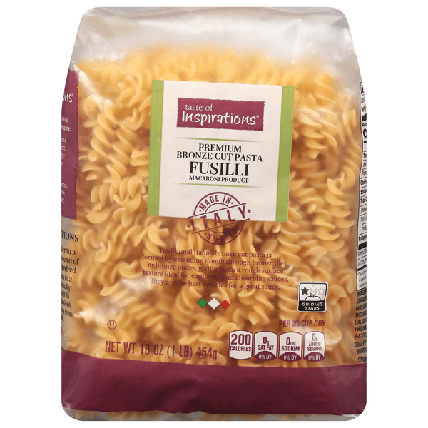 Taste Of Inspirations Premium Fusilli Bronze Cut Pasta