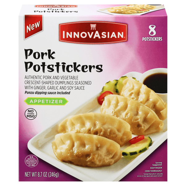 Innovasian Pork Potsticker With Ponzu Sauce