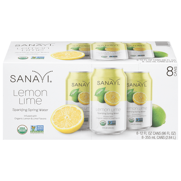 Sanavi Lemon Lime Sparkling Spring Water