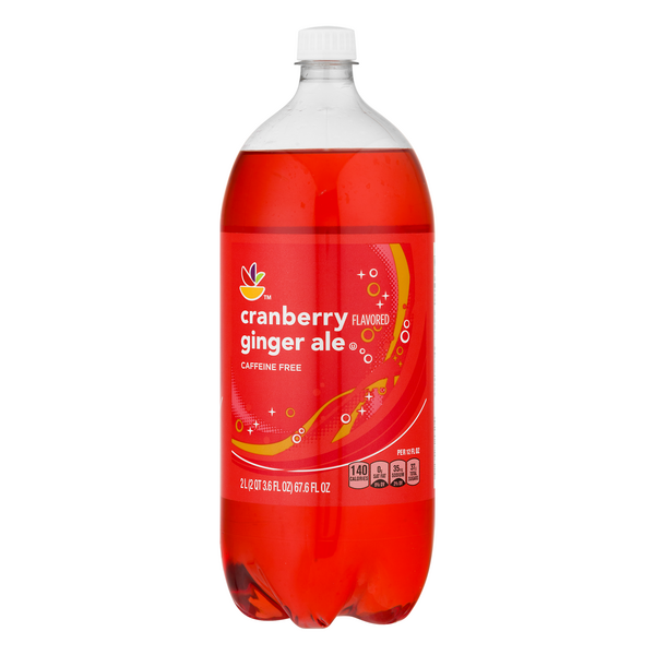 Stop & Shop Cranberry Ginger Ale Soda Caffeine Free