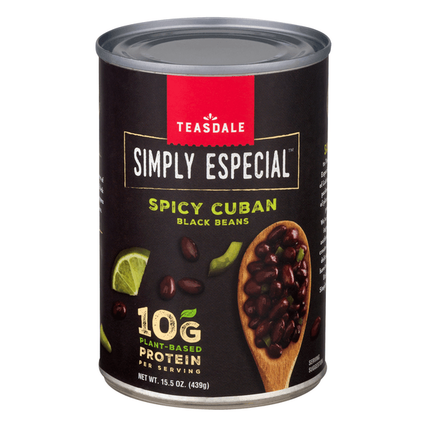 Teasdale Simply Especial Black Beans Spicy Cuban