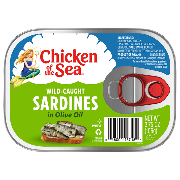 Chicken Of The Sea Sardines In Extra Virgin Olive Oil