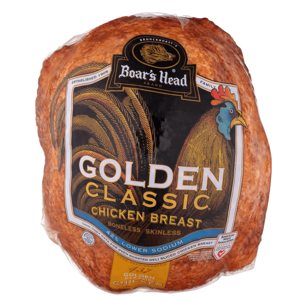 Boar'S Head Deli Golden Classic Chicken Breast Low Sodium (Shaved