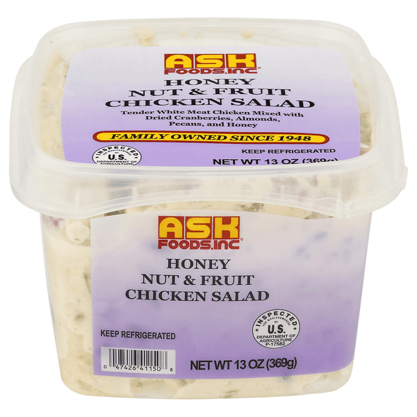 Ask Foods Inc Honey Nut & Fruit Chicken Salad