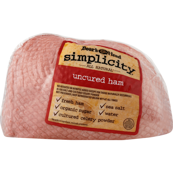 Boar'S Head Simplicity Deli Uncured Ham All Natural (Thin Sliced