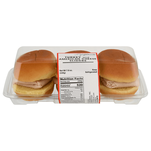 Lifestyle Foods Turkey & American Cheese Sliders