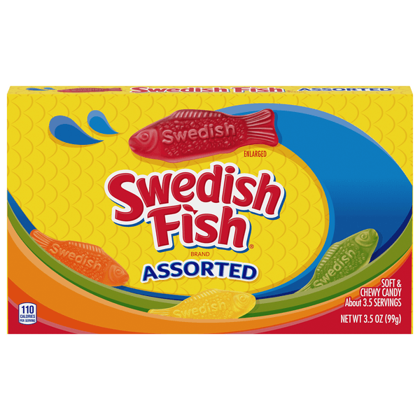 Swedish Fish Soft & Chewy Candy Assorted Movie Theater