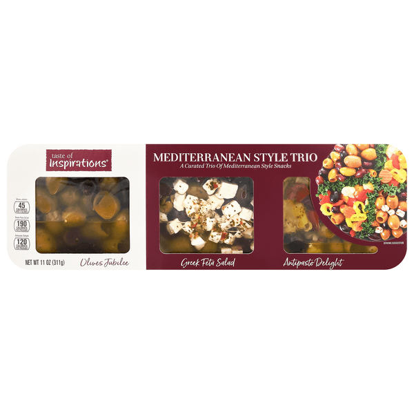 Taste Of Inspirations Mediterranean Style Trio Snacks