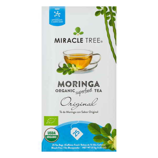 Miracle Tree Organic Caffeine Free Original Moringa Superfood