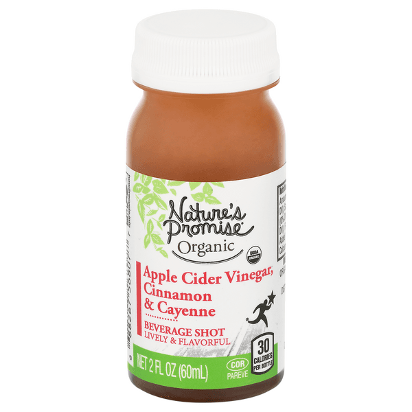 Nature'S Promise Organic Apple Cider Vinegar Cinnamon & Cayenne Shot